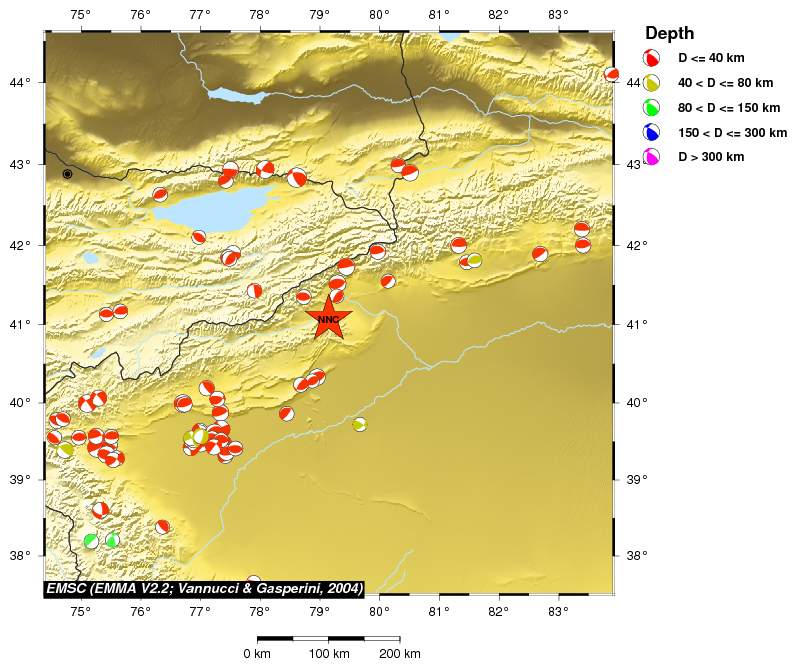 Regional moment Tensor