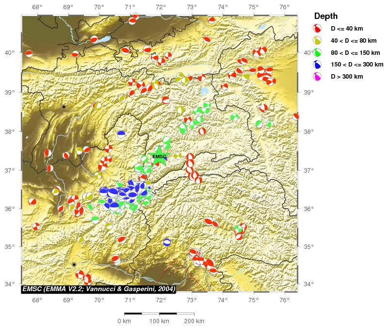 Regional moment Tensor