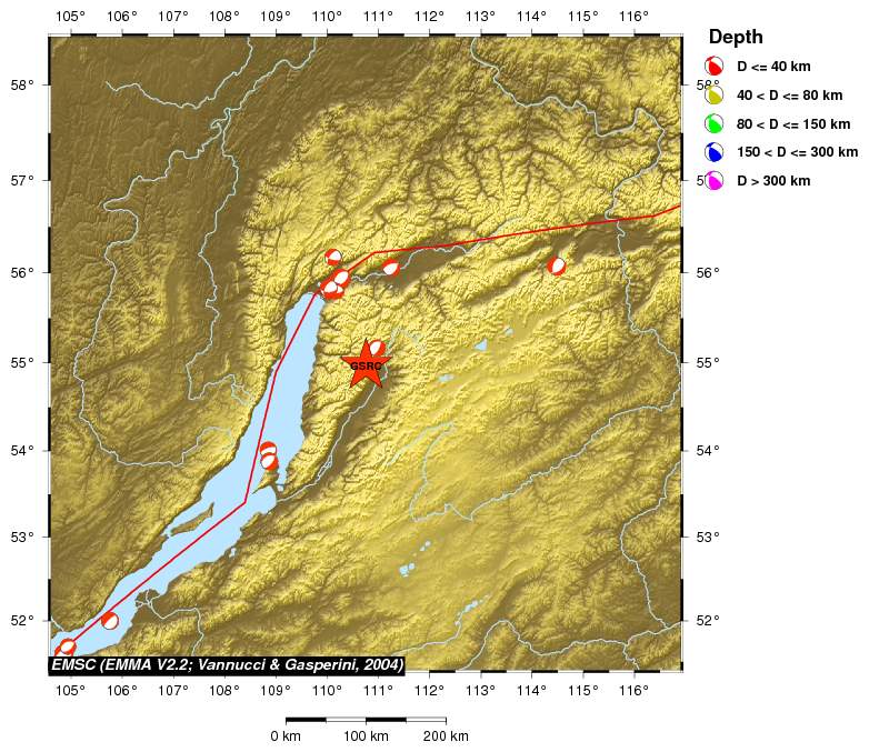Regional moment Tensor