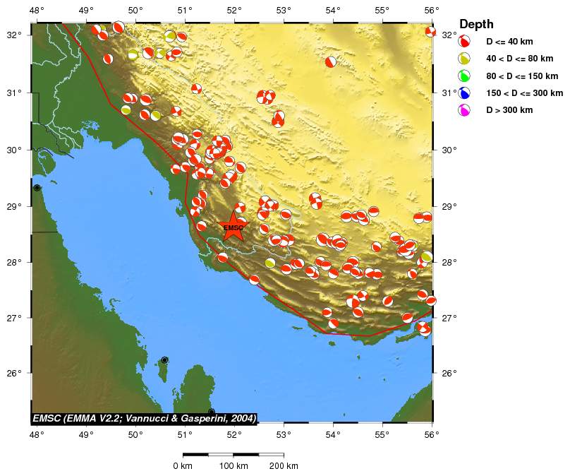 Regional moment Tensor