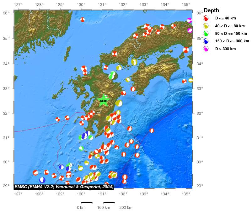 Regional moment Tensor