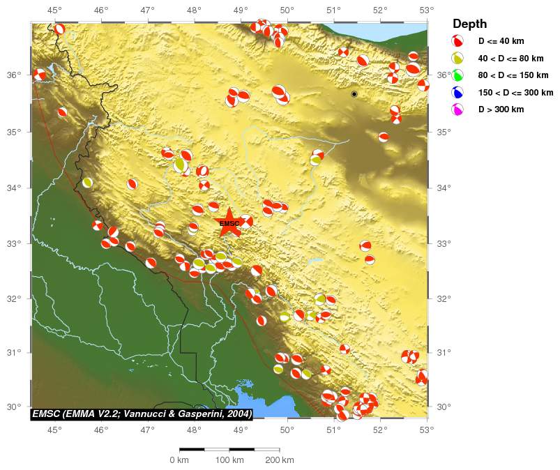 Regional moment Tensor