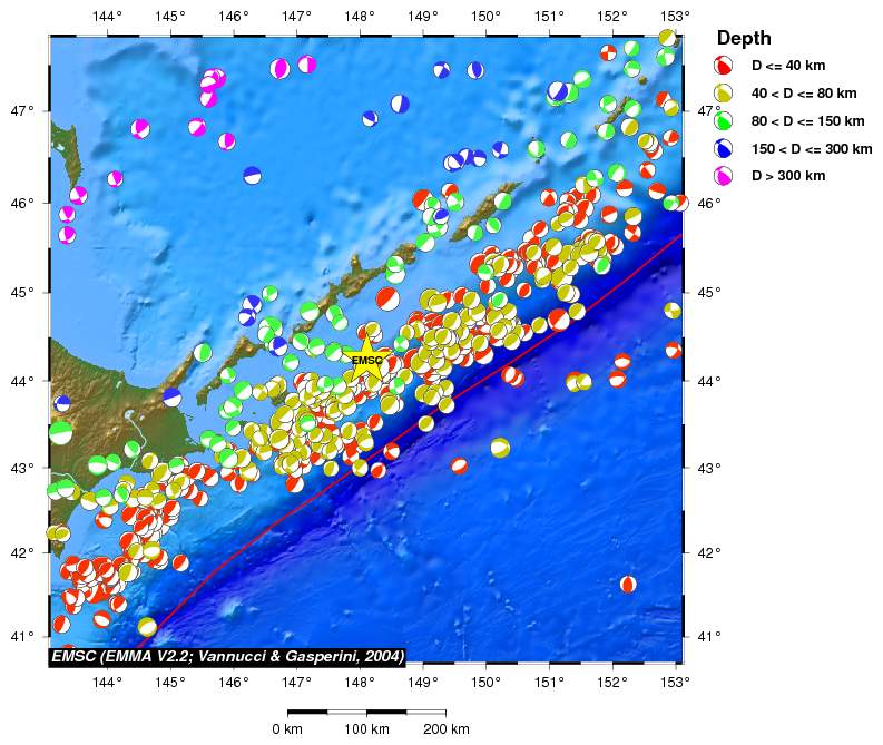 Regional moment Tensor