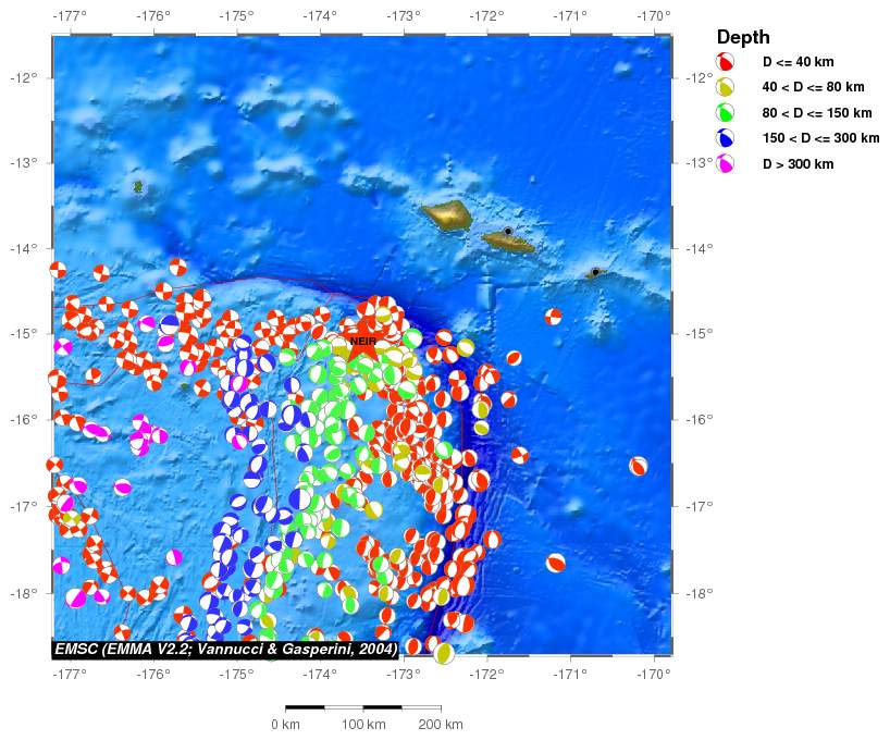 Regional moment Tensor