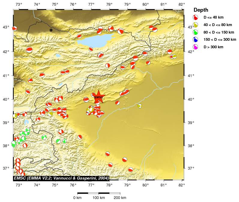 Regional moment Tensor