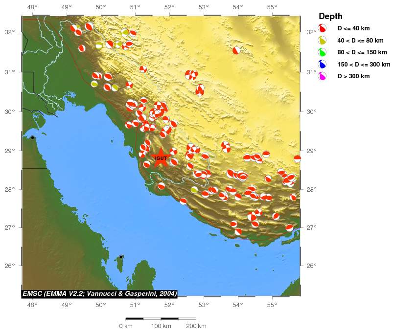 Regional moment Tensor