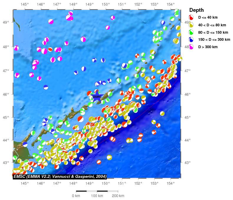 Regional moment Tensor