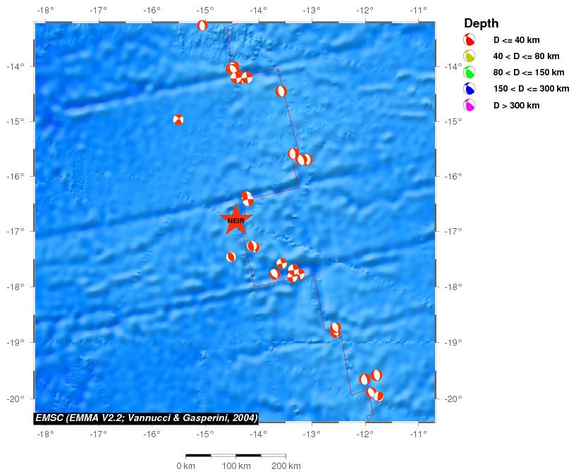 Regional moment Tensor