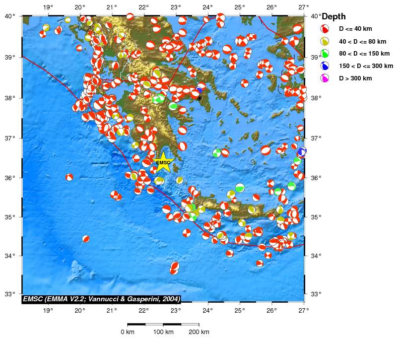 Regional moment Tensor