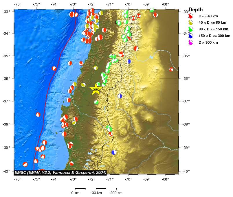 Regional moment Tensor