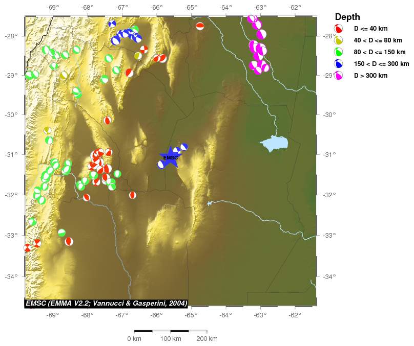 Regional moment Tensor