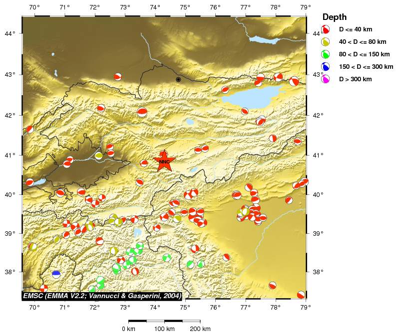 Regional moment Tensor