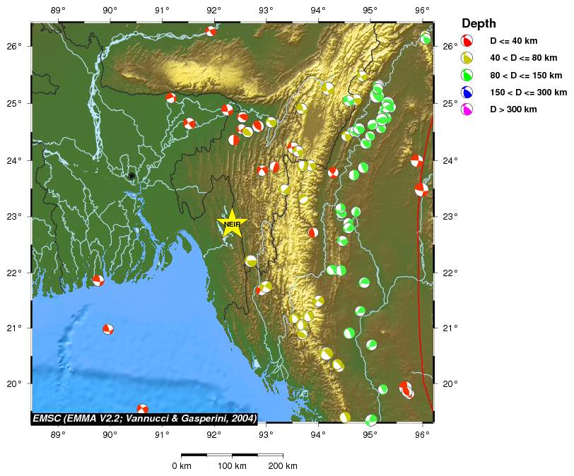 Regional moment Tensor