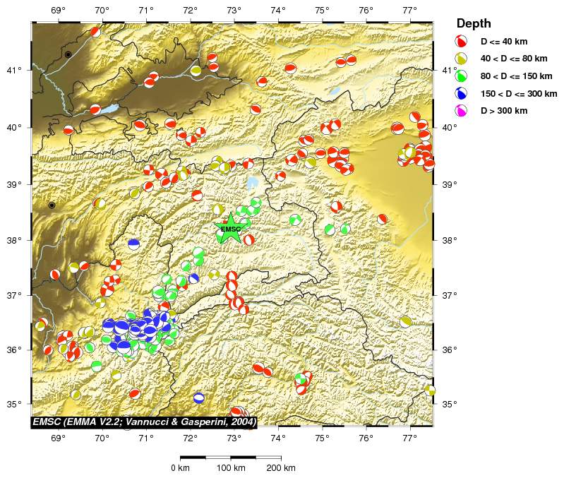 Regional moment Tensor