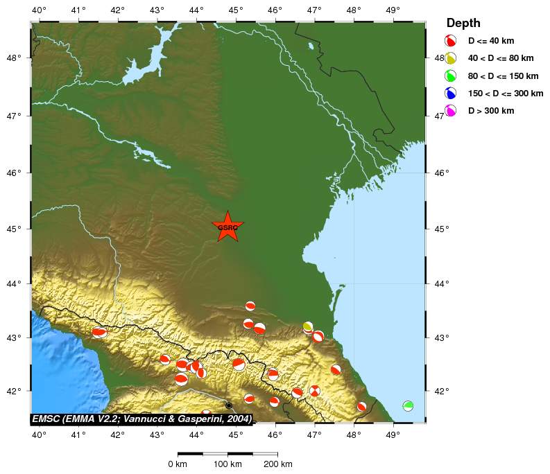Regional moment Tensor