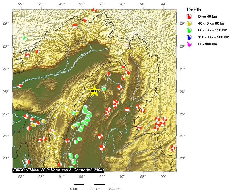Regional moment Tensor