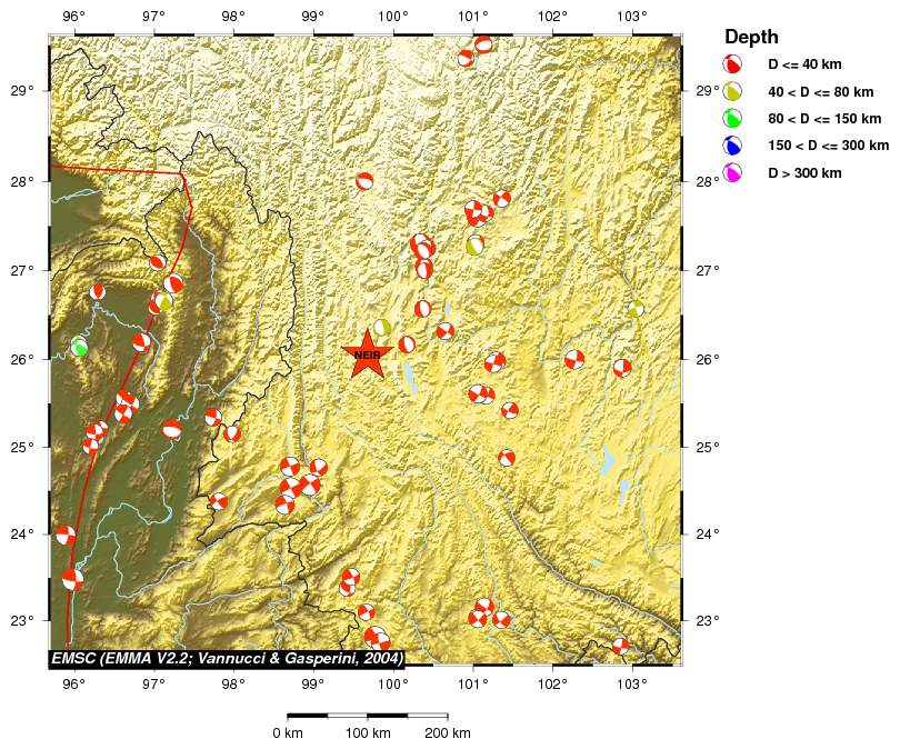 Regional moment Tensor