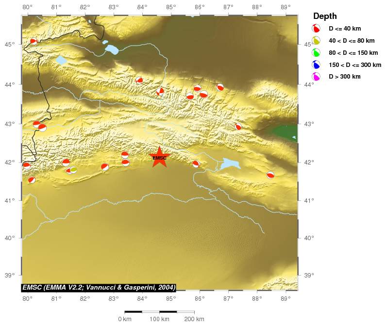 Regional moment Tensor