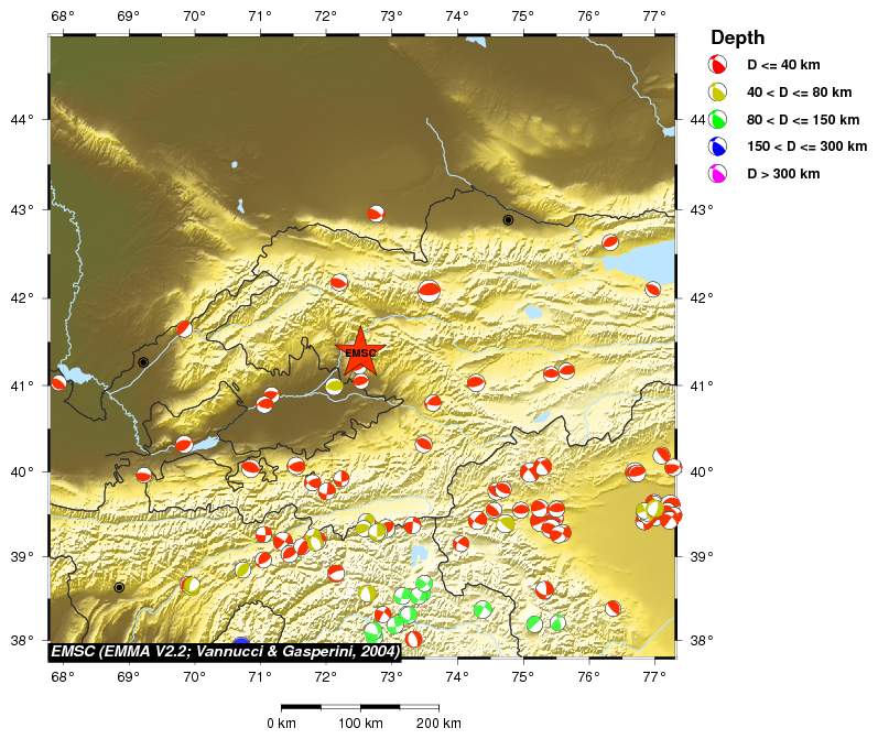 Regional moment Tensor