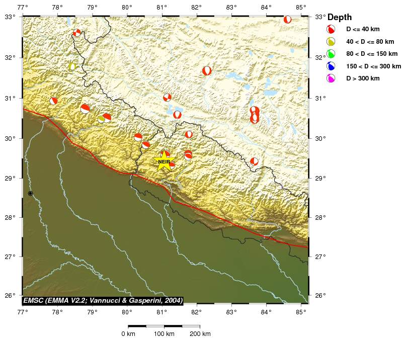 Regional moment Tensor