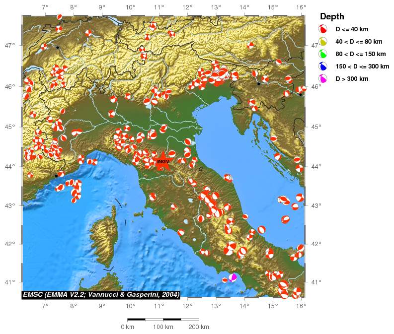 Regional moment Tensor