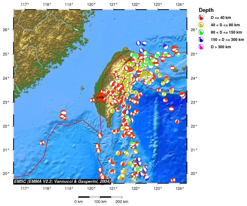 Regional moment Tensor