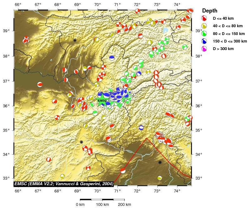 Regional moment Tensor