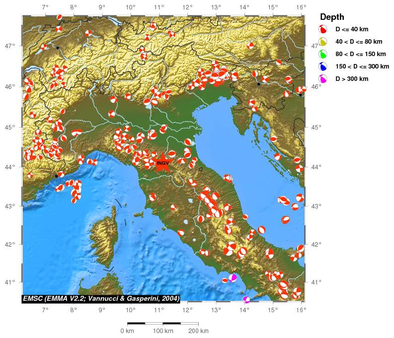 Regional moment Tensor