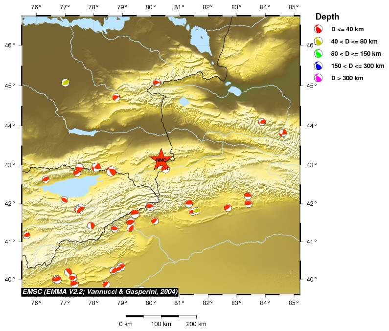 Regional moment Tensor