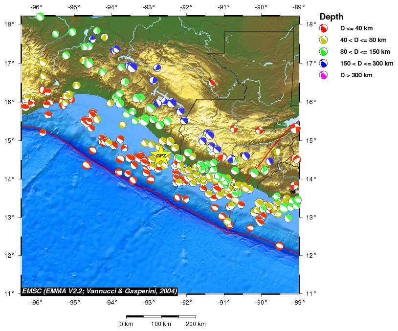 Regional moment Tensor