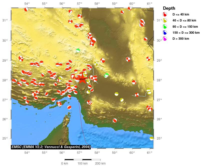 Regional moment Tensor