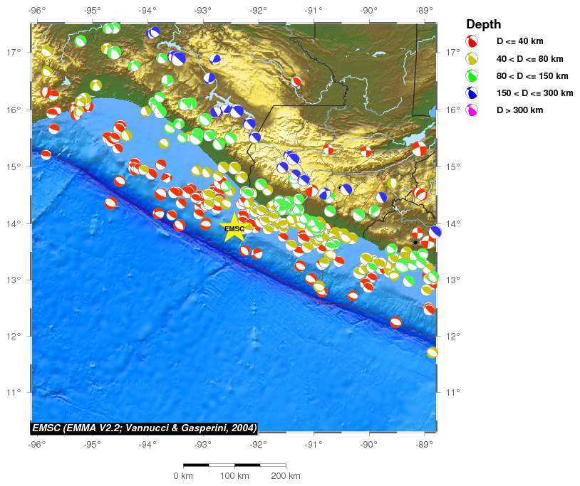 Regional moment Tensor