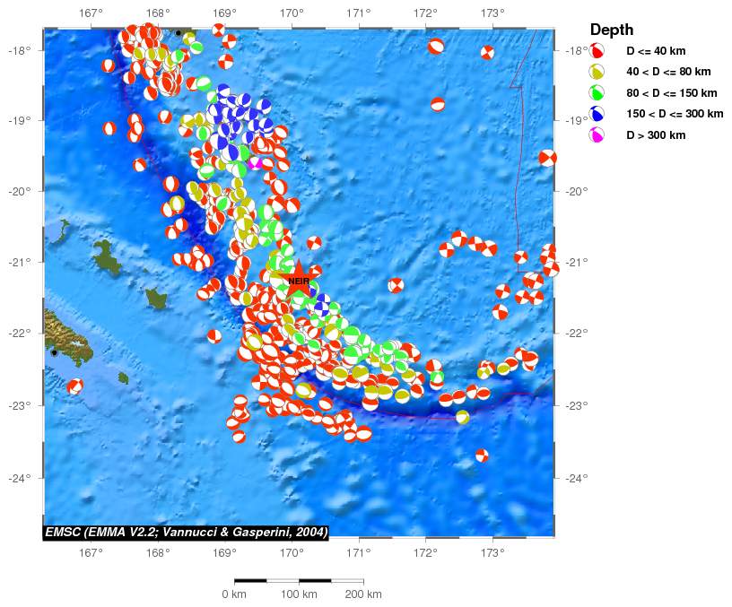 Regional moment Tensor