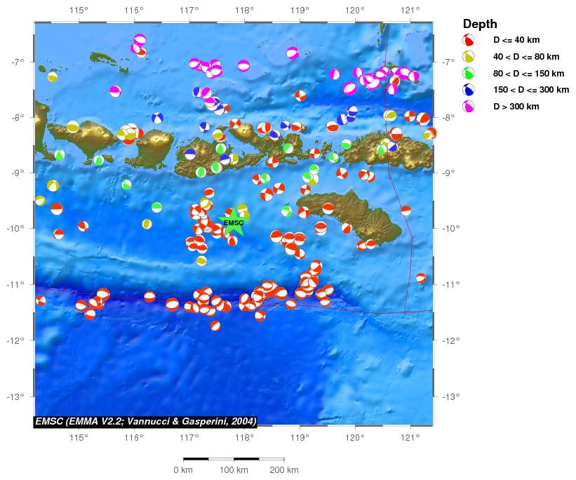 Regional moment Tensor