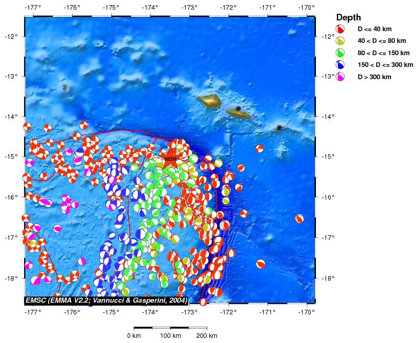 Regional moment Tensor