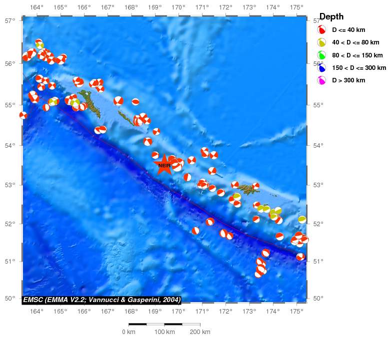 Regional moment Tensor