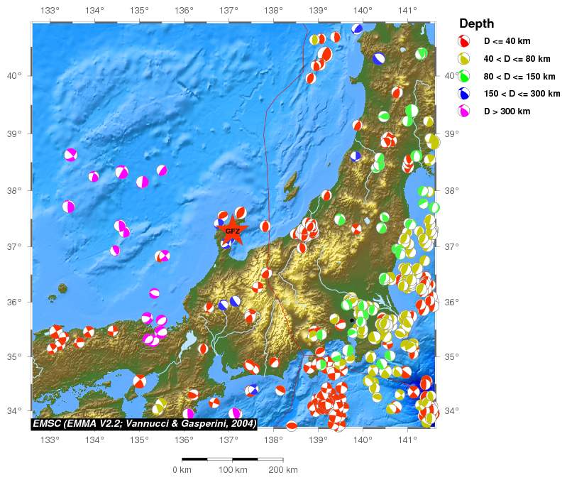 Regional moment Tensor