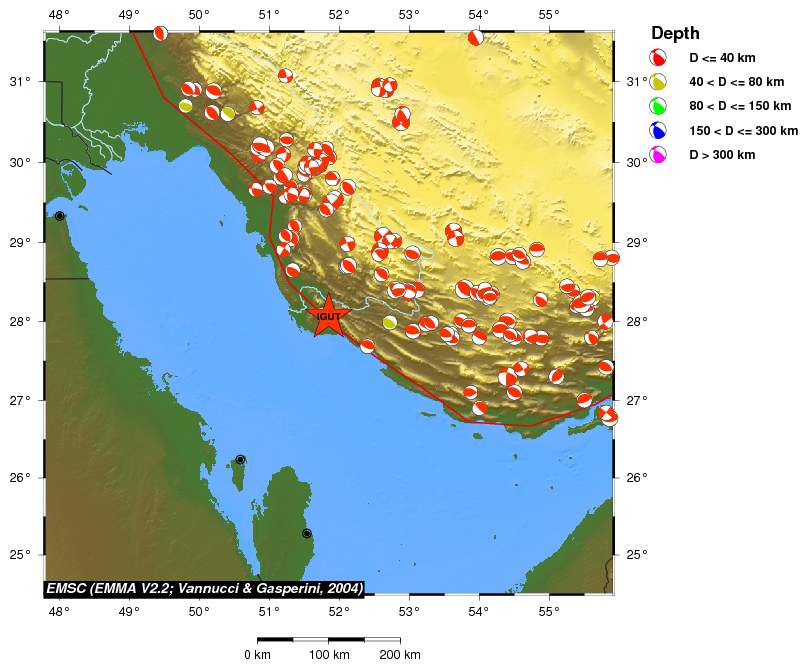 Regional moment Tensor