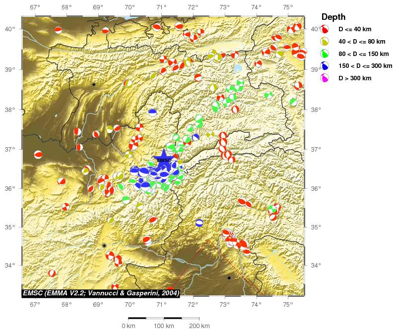 Regional moment Tensor