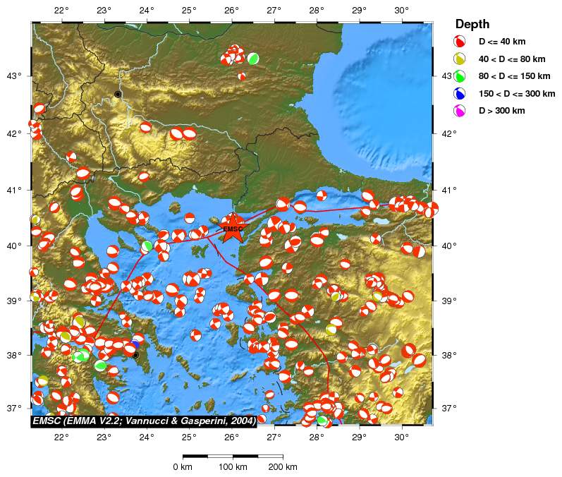 Regional moment Tensor