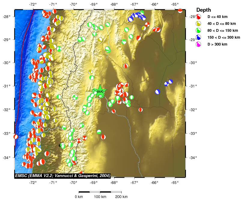Regional moment Tensor