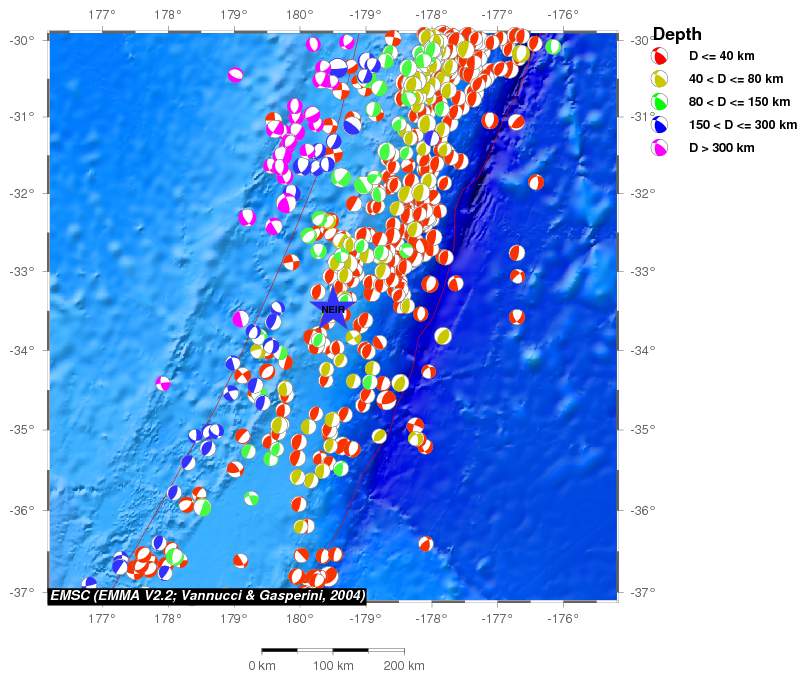 Regional moment Tensor