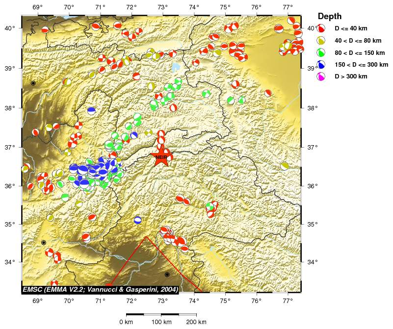 Regional moment Tensor