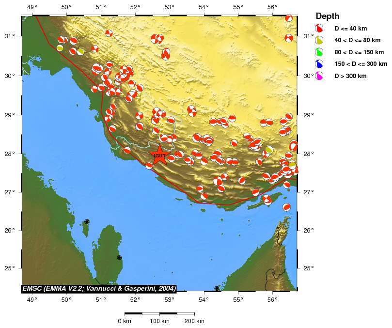 Regional moment Tensor