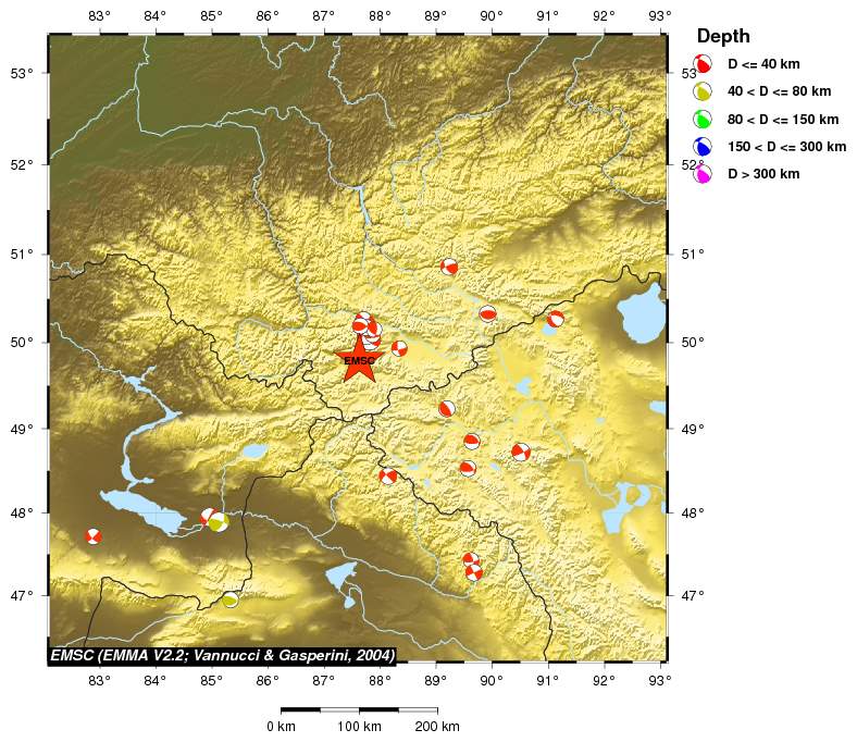 Regional moment Tensor