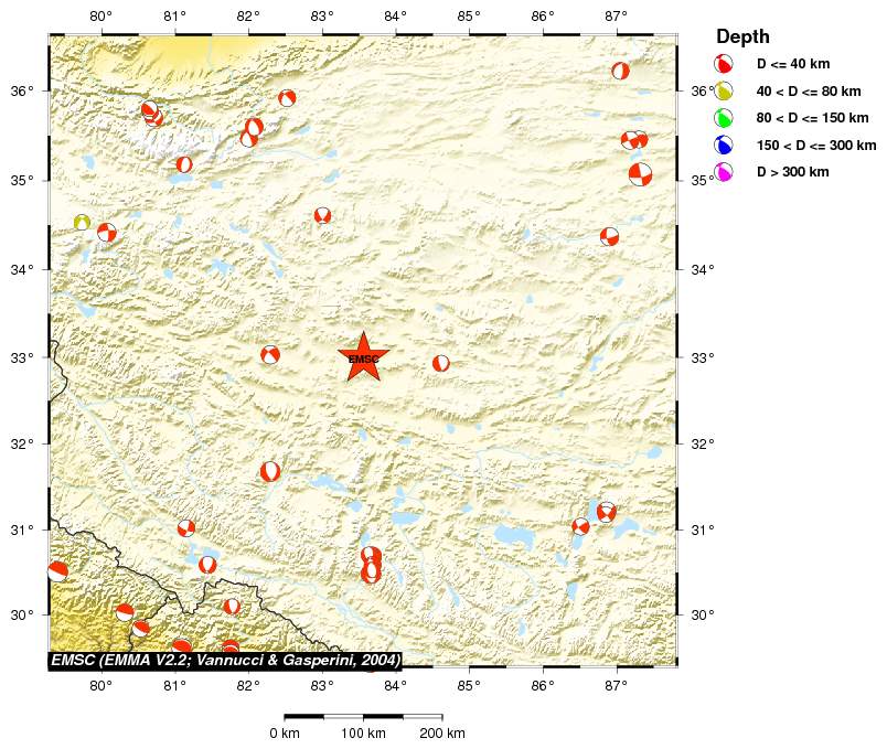 Regional moment Tensor