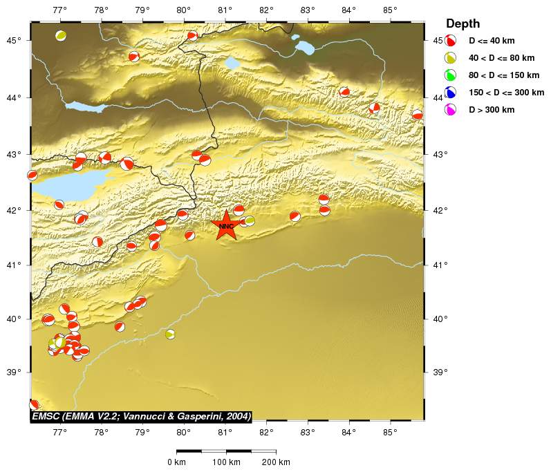 Regional moment Tensor