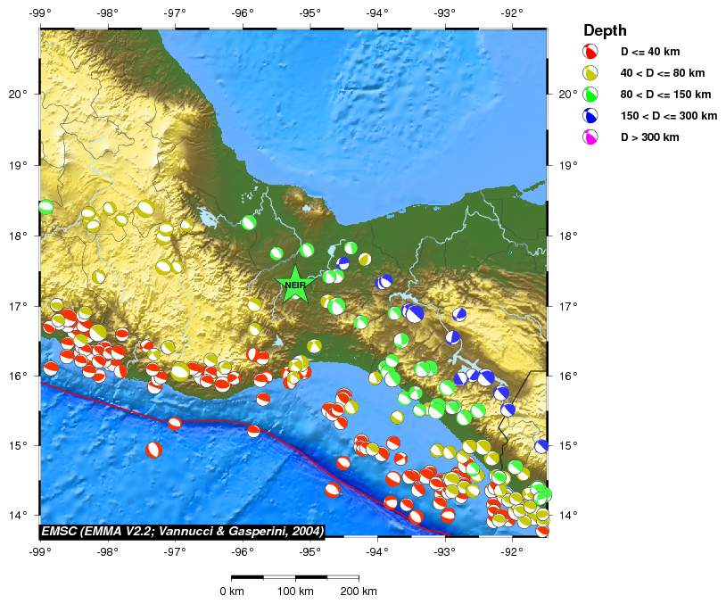 Regional moment Tensor