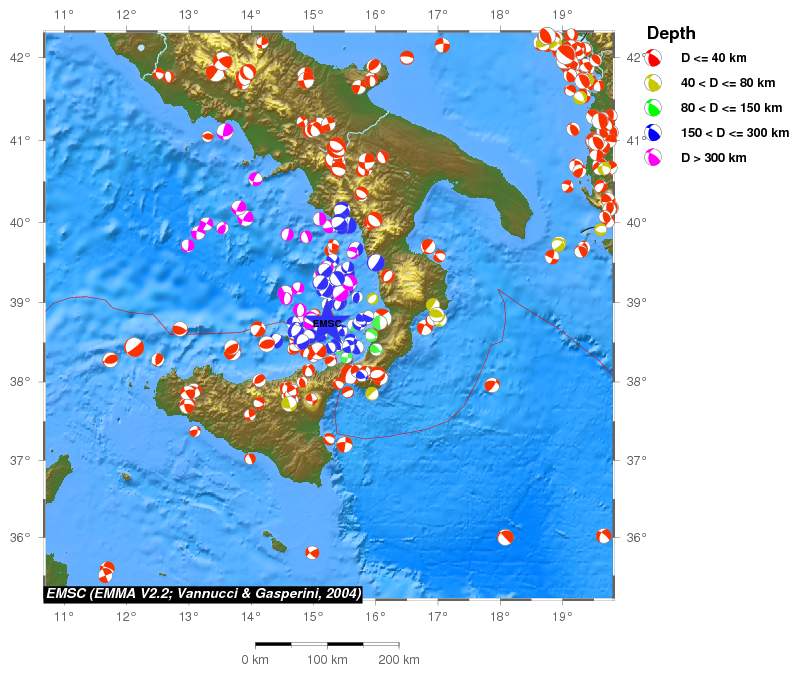 Regional moment Tensor