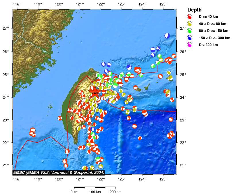 Regional moment Tensor